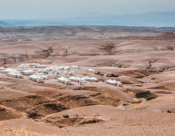 Agafay Desert Day Trip from Marrakech – Sunset Camel Ride & Dinner Under the Stars