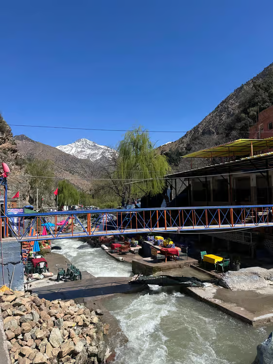 Marrakech : dîner au coucher du soleil dans la vallée de l'Ourika et Atlas