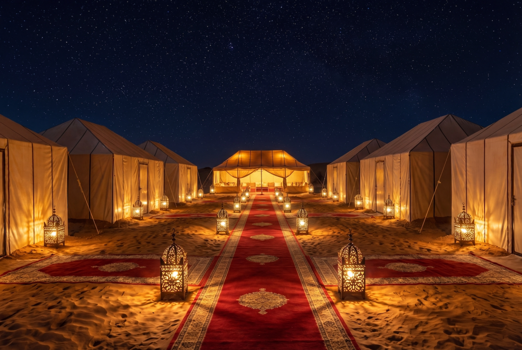 Fes to Marrakech: 2-Day Sahara Tour with Luxury Camp & Camel