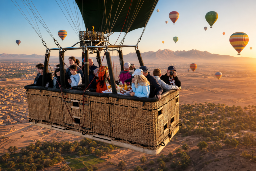 Sunrise Hot Air Balloon Ride Marrakech