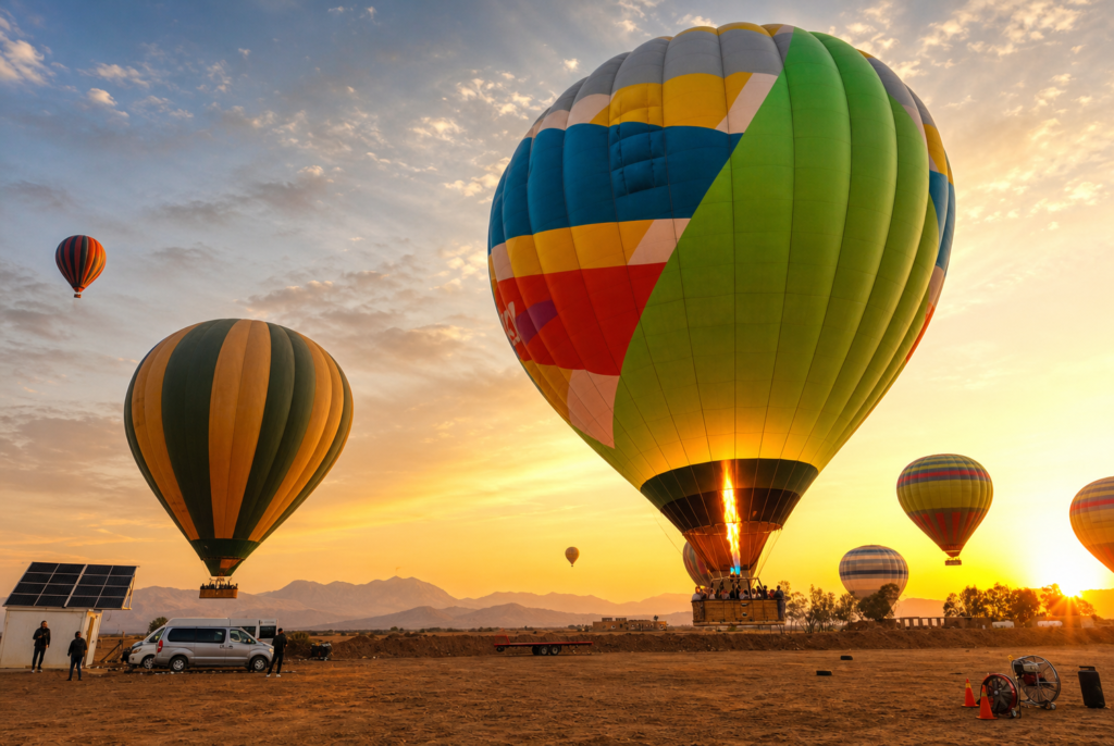Sunrise Hot Air Balloon Ride Marrakech