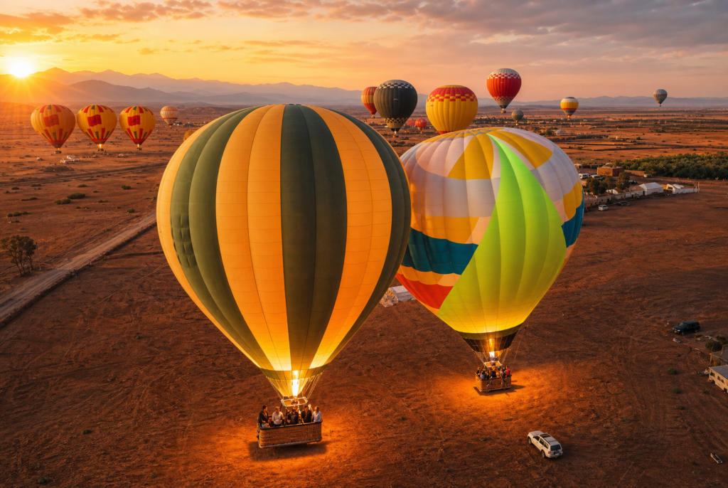 Sunrise Hot Air Balloon Ride Marrakech